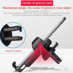 Car Phone Holder Mount 2023 Universal Gravity Vent Phone Mount For Car Vent Compatible With iPhone Samsung and More