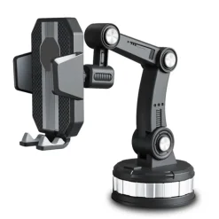 Car Phone Holder Mount Cell Phone Holder Car Solid & Durable Car Phone Holder Mount for Dashboard Windshield Long Arm Strong Suction Cell Phone Car Mount Thick Case for iPhone Samsung etc All Phones