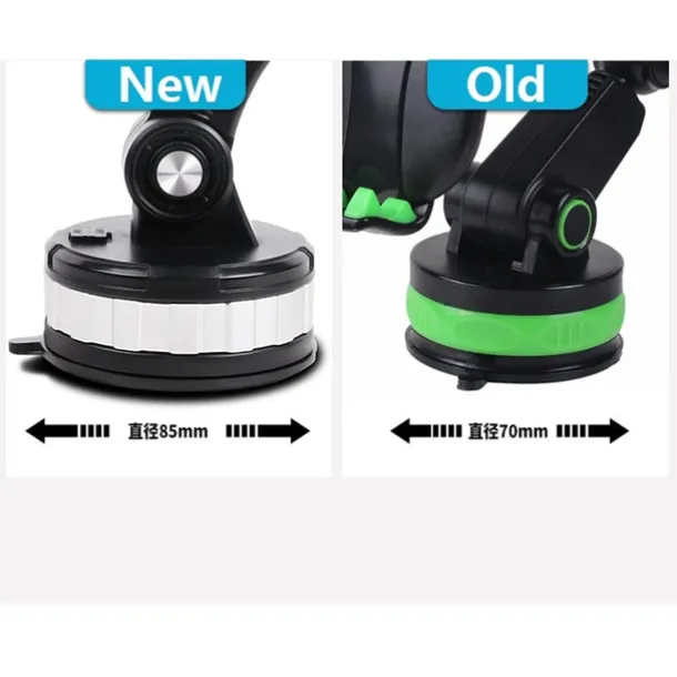 Car Phone Holder Mount Cell Phone Holder Car Solid & Durable Car Phone Holder Mount for Dashboard Windshield Long Arm Strong Suction Cell Phone Car Mount Thick Case for iPhone Samsung etc All Phones