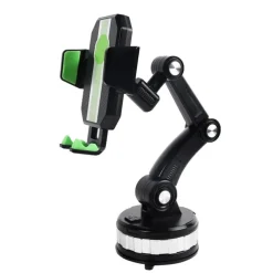 Car Phone Holder Mount Cell Phone Holder Car Solid & Durable Car Phone Holder Mount for Dashboard Windshield Long Arm Strong Suction Cell Phone Car Mount Thick Case for iPhone Samsung etc All Phones