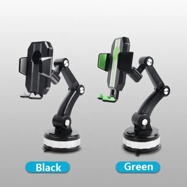 Car Phone Holder Mount Cell Phone Holder Car Solid & Durable Car Phone Holder Mount for Dashboard Windshield Long Arm Strong Suction Cell Phone Car Mount Thick Case for iPhone Samsung etc All Phones