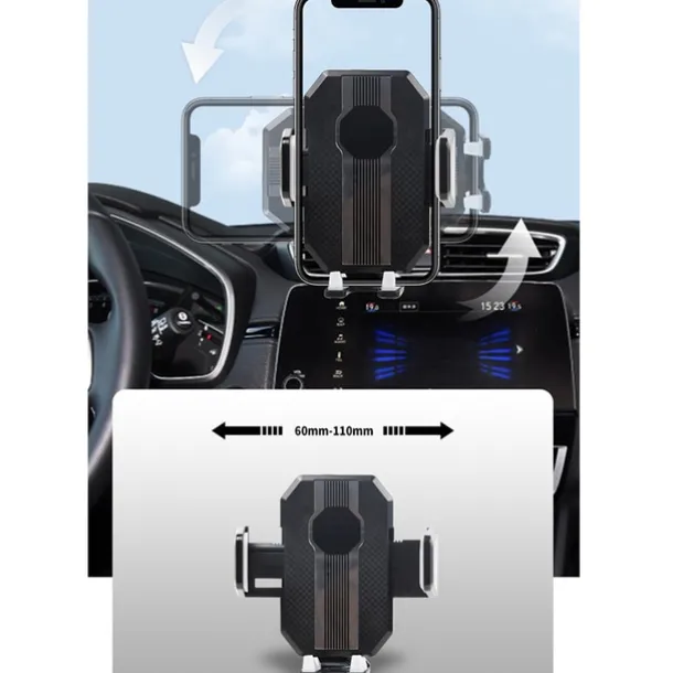 Car Phone Holder Mount Cell Phone Holder Car Solid & Durable Car Phone Holder Mount for Dashboard Windshield Long Arm Strong Suction Cell Phone Car Mount Thick Case for iPhone Samsung etc All Phones