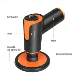 Car Polisher Car Wireless Rechargeable Adjustable Waxing Machine Multifunctional Portable Polishing Tool Car Accessories