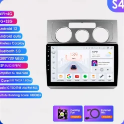 Car Radio for Volkswagen Touran 1 2003 - 2010 Carplay Multimedia Video Player