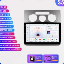 Car Radio for Volkswagen Touran 1 2003 - 2010 Carplay Multimedia Video Player