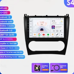 Car Radio Multimedia Player For 2004 - 2011 Mercedes Benz W203 W209 Android 9 inch Car Radio Multimedia Player GPS Navigation DSP Bluetooth HD Screen