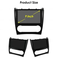 Car Radio Multimedia Player For 2004 - 2011 Mercedes Benz W203 W209 Android 9 inch Car Radio Multimedia Player GPS Navigation DSP Bluetooth HD Screen