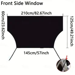 Car Rear Snow Shield Car Rear Windshield Cover Front Side Window Cover Car Clothing Cover Snow Cover