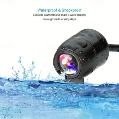 Car Rear View Backup LED Camera Waterproof HD Camera 4.3inch HD Display LCD Monitor Full Set Parking System for Pickup Van RV