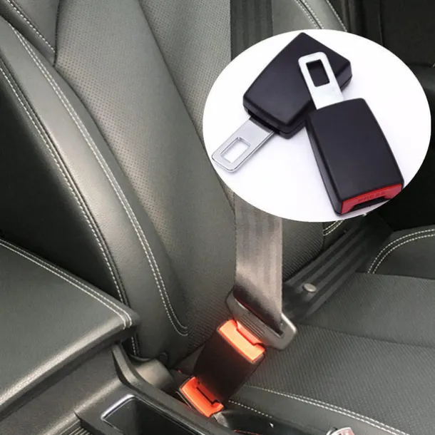 Car Safety Belt Clip Alarm Stoppers for Car Seats Belt Buckles Adjustable Seat Belt Extender Cover Auto Car Seat Belt Plugs Car Seat Belts Silencers Accessories For Most Vehicles