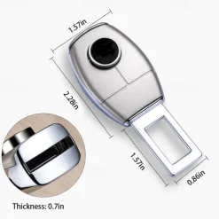 Car Safety Belt Extender Seat Extension Plug for Cadillac Escalade XT4 XT5 XTS SRX CT4 CT5 CT6 ATS CTS SLS XLR SLR Accessories