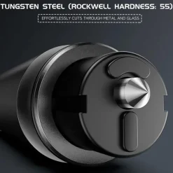 Car Safety Hammer Portable Spring-Loaded Window Glass Breaker Seatbelt Cutter Automotive Escape Tool Glass Breaker Car Window Breaker