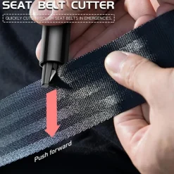 Car Safety Hammer Portable Spring-Loaded Window Glass Breaker Seatbelt Cutter Automotive Escape Tool Glass Breaker Car Window Breaker