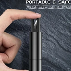 Car Safety Hammer Portable Spring-Loaded Window Glass Breaker Seatbelt Cutter Automotive Escape Tool Glass Breaker Car Window Breaker