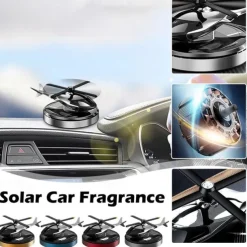 Car Solar Perfume Diffuser Car Air Freshener Perfume Car Helicopter Fragrance Ornament Long Lasting Light Scent Decoration