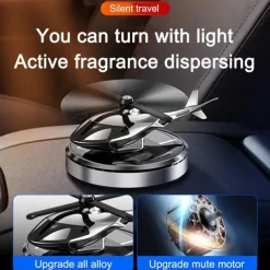 Car Solar Perfume Diffuser Car Air Freshener Perfume Car Helicopter Fragrance Ornament Long Lasting Light Scent Decoration