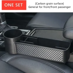 Car Storage Tools Black Auto Car Seat Gap Catcher Filler Storage Box Pocket Organizer Holder SUV Pocket Stowing Tidying Drink