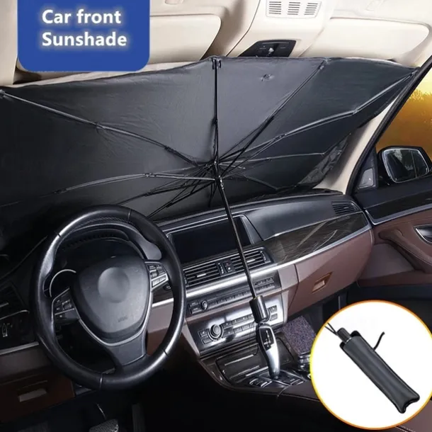 Car Sun Shade Protector Parasol Auto Front Window Sunshade Covers Car Sun Protector Interior Windshield Protection Accessories Car Accessories
