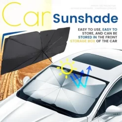 Car Sun Shade Protector Parasol Auto Front Window Sunshade Covers Car Sun Protector Interior Windshield Protection Accessories Car Accessories