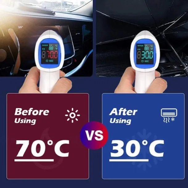 Car Sun Shade Protector Parasol Auto Front Window Sunshade Covers Car Sun Protector Interior Windshield Protection Accessories Car Accessories