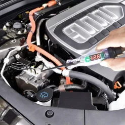 Car Test Pen Circuit Tester DC Truck Voltage Digital Display Long Probe Pen With Light Automotive Diagnostic Tools Auto Repair Tool