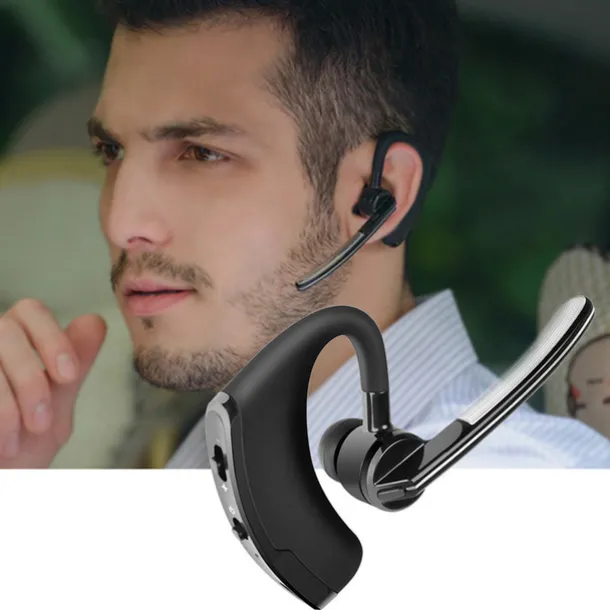 Car Truck Motorcycle V8 Bluetooth Headsets Business Bluetooth Earphone Sport Wireless Bluetooth Headset Handsfree Earphone Voice control with Microphone