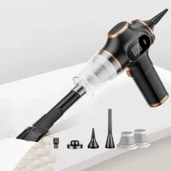 Car Vacuum High Power Mini Cleaner for Car Detailing Power Display High Suction Power Car Vacuum for Vehicle , Home, Car Carpet Stairs Pet Hair Deep Cleaning