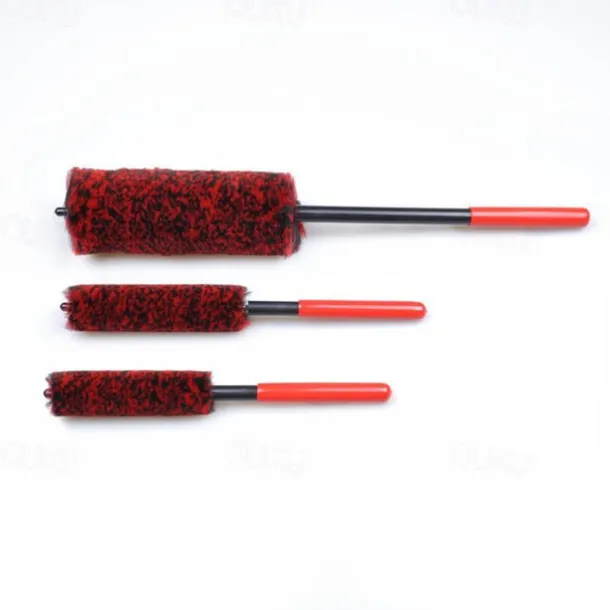 Car Wheel Plush Soft Alloy Rim Cleaning Brush Car Detailing Brushes for Auto Motorcycle Maintenance Care Clean Tool
