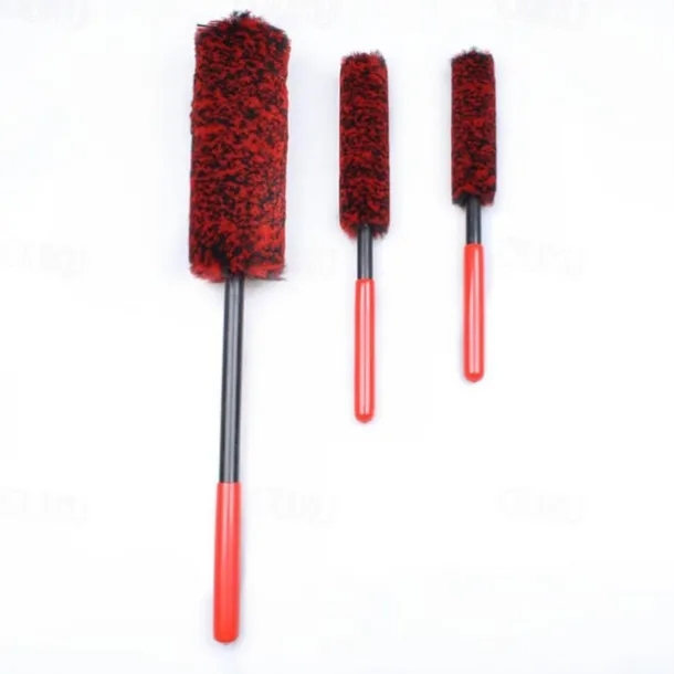 Car Wheel Plush Soft Alloy Rim Cleaning Brush Car Detailing Brushes for Auto Motorcycle Maintenance Care Clean Tool