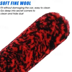 Car Wheel Plush Soft Alloy Rim Cleaning Brush Car Detailing Brushes for Auto Motorcycle Maintenance Care Clean Tool