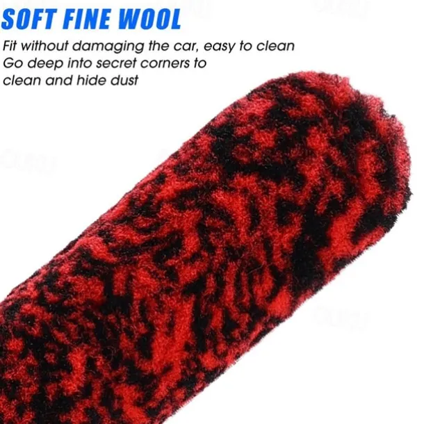 Car Wheel Plush Soft Alloy Rim Cleaning Brush Car Detailing Brushes for Auto Motorcycle Maintenance Care Clean Tool