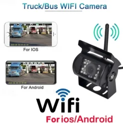 Car WIFI Night Vision Reversing Camera Backup Camera Bus Truck Reversing Camera for IPhone/Android