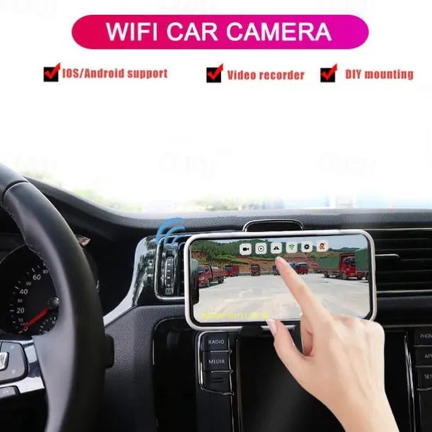 Car WIFI Night Vision Reversing Camera Backup Camera Bus Truck Reversing Camera for IPhone/Android
