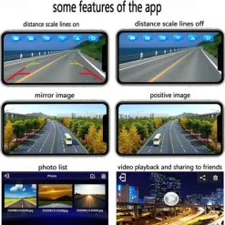 Car WIFI Night Vision Reversing Camera Backup Camera Bus Truck Reversing Camera for IPhone/Android