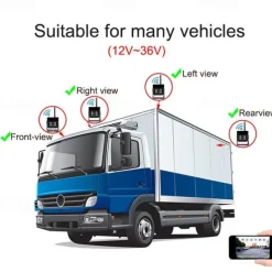 Car WIFI Night Vision Reversing Camera Backup Camera Bus Truck Reversing Camera for IPhone/Android