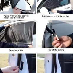 Car Window Anti-Mosquito Car Curtain Sunshade Window Car For Sedan Sun Protection Privacy Special Anti-Mosquito Privacy