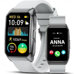 Cardica Men's Smart Watch Blood Glucose Monitor Bluetooth Call Blood Pressure Heart Rate IP68