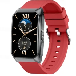 Cardica Men's Smart Watch Blood Glucose Monitor Bluetooth Call Blood Pressure Heart Rate IP68