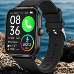 Cardica Smart Watch for Men with Blood Glucose Monitor, Bluetooth Call, Heart Rate & Blood Pressure Tracking, IP67 Waterproof Fitness Tracker