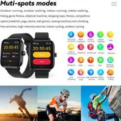 Cardica Smart Watch for Men with Blood Glucose Monitor, Bluetooth Call, Heart Rate & Blood Pressure Tracking, IP67 Waterproof Fitness Tracker