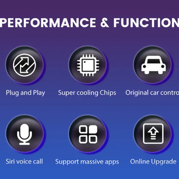 CarlinKit 5.0 CarPlay Android Auto Wireless Adapter Portable Dongle for OEM Car Radio with Wired CarPlay/Android Auto 2023 Newest CPC200-2AIR Available for Android Phones and iPhones