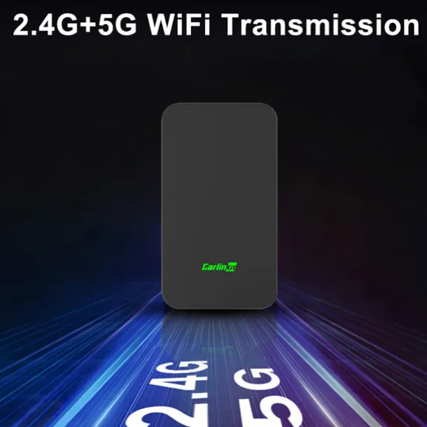 CarlinKit 5.0 CarPlay Android Auto Wireless Adapter Portable Dongle for OEM Car Radio with Wired CarPlay/Android Auto 2023 Newest CPC200-2AIR Available for Android Phones and iPhones