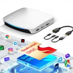 Carlinkit UHD Wireless CarPlay Android Auto Box CarPlay Al Box Android 13 Smart TV Streaming Box SDM660 UHD HDMI-Compatible Output