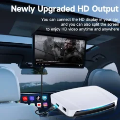 Carlinkit UHD Wireless CarPlay Android Auto Box CarPlay Al Box Android 13 Smart TV Streaming Box SDM660 UHD HDMI-Compatible Output