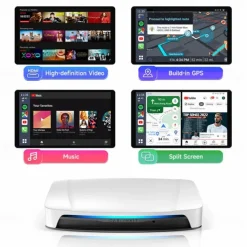 Carlinkit UHD Wireless CarPlay Android Auto Box CarPlay Al Box Android 13 Smart TV Streaming Box SDM660 UHD HDMI-Compatible Output