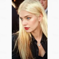 Carolyn Bessette-Kennedy Inspired Wigs Synthetic Wig Straight Asymmetrical Wig Long Blonde Synthetic Hair Women's Fashionable Design Soft Natural Blonde