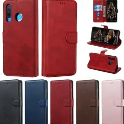 Case For Huawei P smart Plus 2019 P smart 2019 Phone Case PU Leather Material Solid Color Pattern Phone Case for Huawei P smart Plus P smart P30 Lite P20 Lite