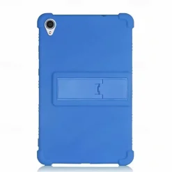 Case For Lenovo Tab M9 M8 4th Gen 8(TB300FU) M8 HD(TB-8505 FX) M8 FHD(TB-8705 FN) E8(TB-8304F) TAB 4 8 Plus(TB-8704 FN) Tab 3 8 Plus(TB-8703 FX) Tab 4 8(TB-8504 FN) Shockproof with Stand Back Cover Solid Colored Silicone