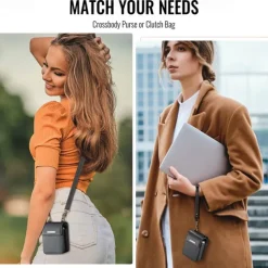 CaseMe Luxury Universal Case for Samsung Z Flip 6 5 MOTO Flip Hot Selling Shoulder Wristrap Magnetic Leather Universal Phone Bag