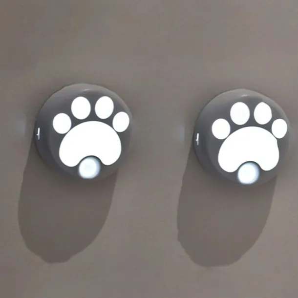 Cat LED Night Light USB Rechargeable with Motion Sensor, Dimmable Desk Lamp for Bedroom, Bedside, Kitchen, Closet and Stairs 1pc